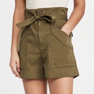 Rag & Bone Field Cargo Cotton Short in green, never used